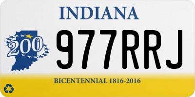 IN license plate 977RRJ