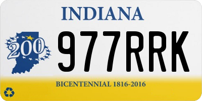 IN license plate 977RRK