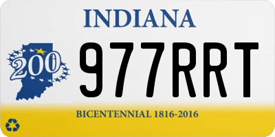 IN license plate 977RRT