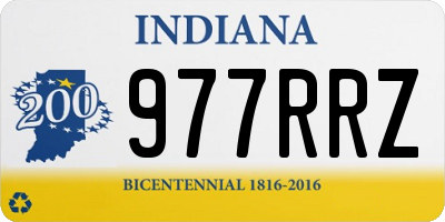 IN license plate 977RRZ