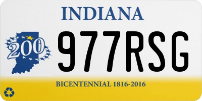 IN license plate 977RSG