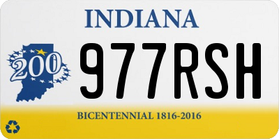 IN license plate 977RSH