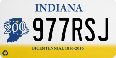 IN license plate 977RSJ
