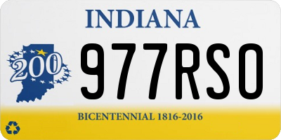 IN license plate 977RSO
