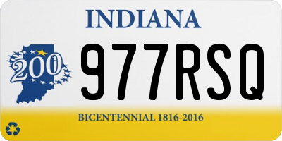 IN license plate 977RSQ
