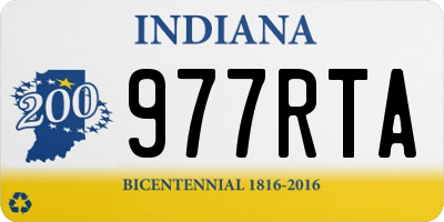 IN license plate 977RTA