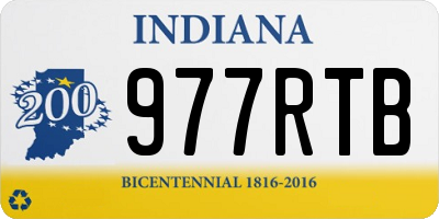 IN license plate 977RTB
