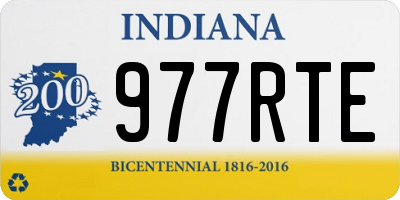 IN license plate 977RTE