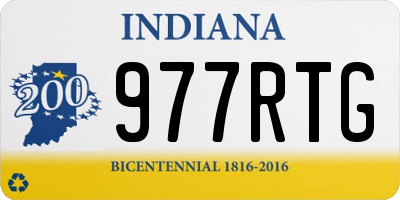 IN license plate 977RTG