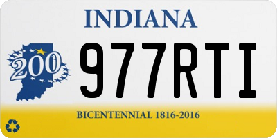 IN license plate 977RTI