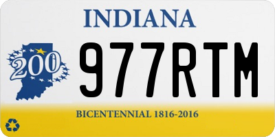 IN license plate 977RTM