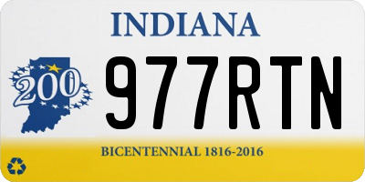 IN license plate 977RTN