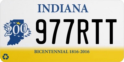 IN license plate 977RTT