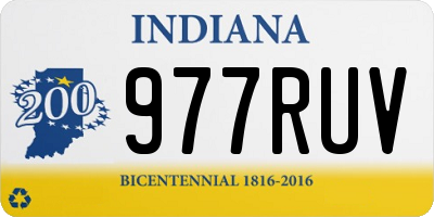 IN license plate 977RUV