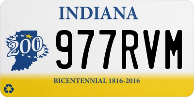 IN license plate 977RVM