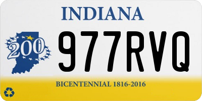 IN license plate 977RVQ