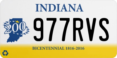 IN license plate 977RVS