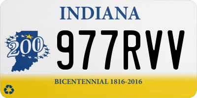 IN license plate 977RVV