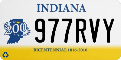 IN license plate 977RVY