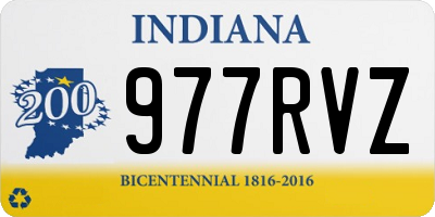 IN license plate 977RVZ