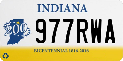 IN license plate 977RWA