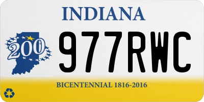 IN license plate 977RWC