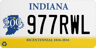 IN license plate 977RWL