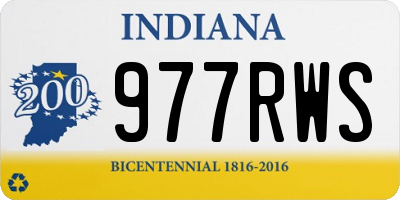 IN license plate 977RWS