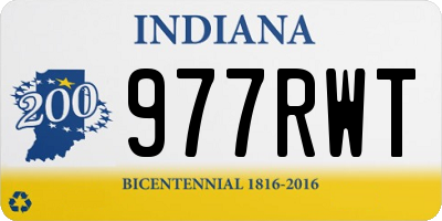 IN license plate 977RWT
