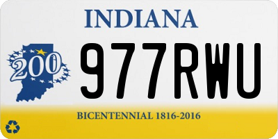 IN license plate 977RWU