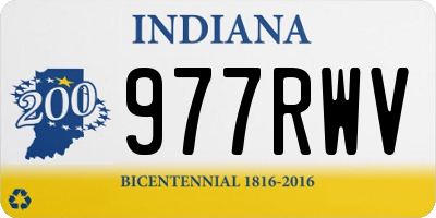 IN license plate 977RWV
