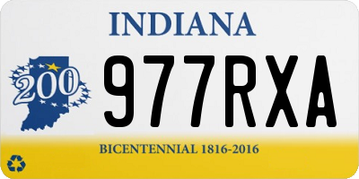 IN license plate 977RXA