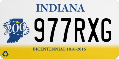 IN license plate 977RXG