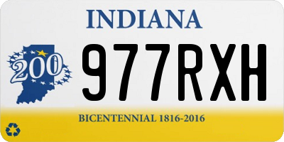 IN license plate 977RXH