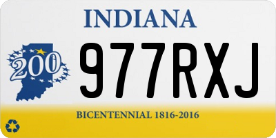 IN license plate 977RXJ