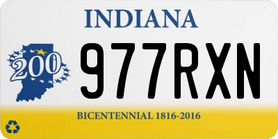 IN license plate 977RXN