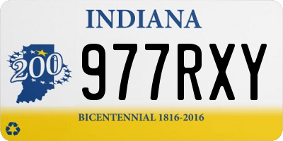 IN license plate 977RXY