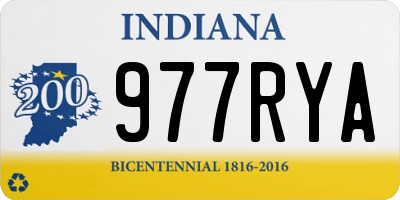 IN license plate 977RYA