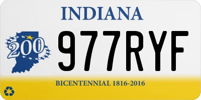 IN license plate 977RYF