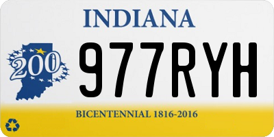 IN license plate 977RYH