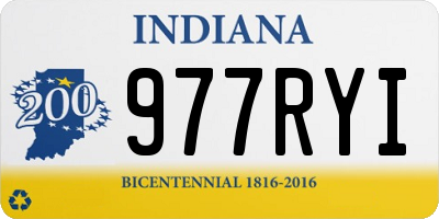 IN license plate 977RYI