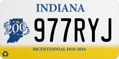 IN license plate 977RYJ