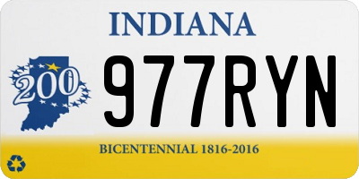 IN license plate 977RYN