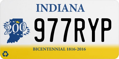 IN license plate 977RYP