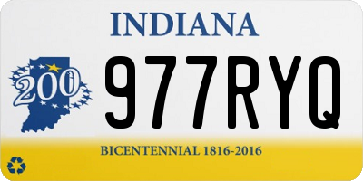 IN license plate 977RYQ