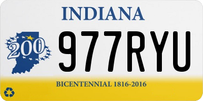 IN license plate 977RYU