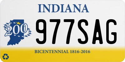 IN license plate 977SAG