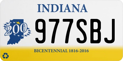 IN license plate 977SBJ