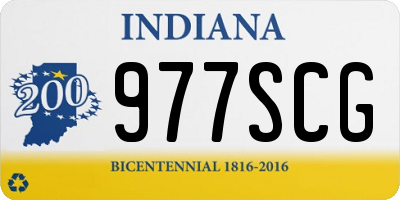 IN license plate 977SCG