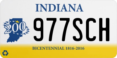 IN license plate 977SCH